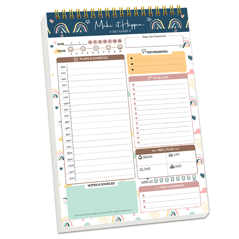Office Stationery Supply List - 플래너 아젠다 스파이럴 A5 노트 일정표