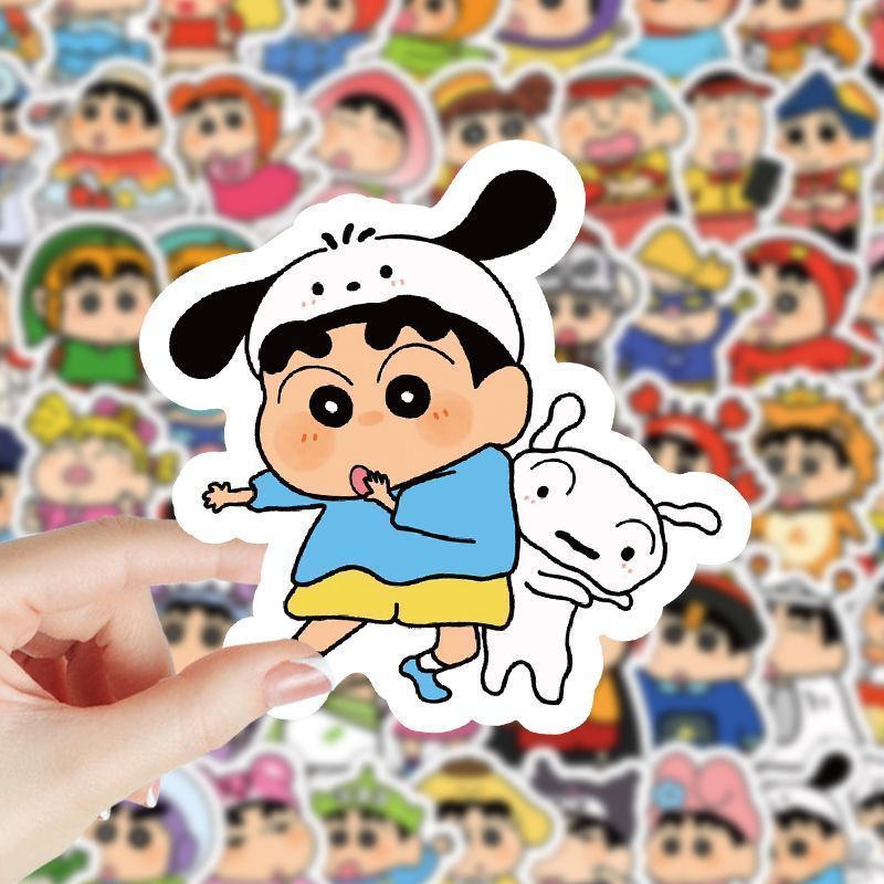 크레용신짱 만화 귀여운 100개 스티커 카와이 학생 D - Cardstock Paper Pack 리뷰 및 가격
