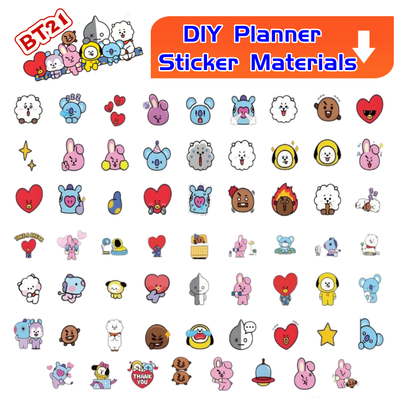 BT21 코야 RJ 타타 슈키 망 치미 스티커 고색상  - Memo Pad Sticky 리뷰 및 가격