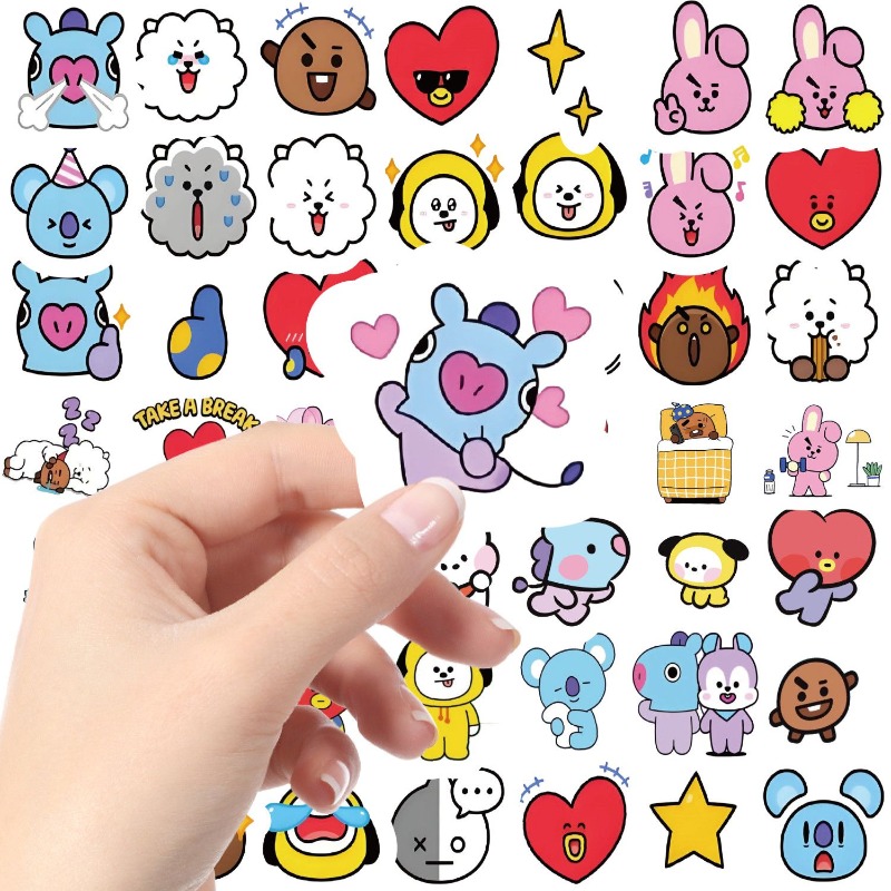 BT21 코야 RJ 타타 슈키 망 치미 스티커 고색상  - Memo Pad Sticky 리뷰 및 가격