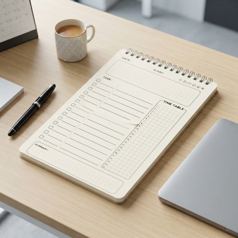 1개 플래너 아젠다 스파이럴 A5 노트 일일 계획 할  - Office Stationery Supply List 리뷰 및 가격