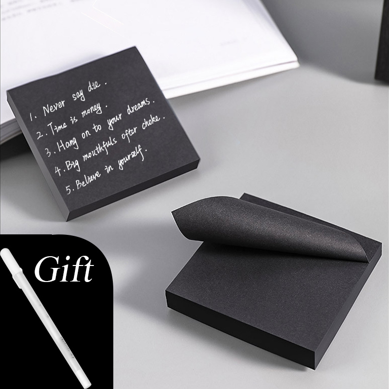 블랙 N Times 스티커 메모 할 일 목록 메모 패드 - Office Stationery Supply List 리뷰 및 가격